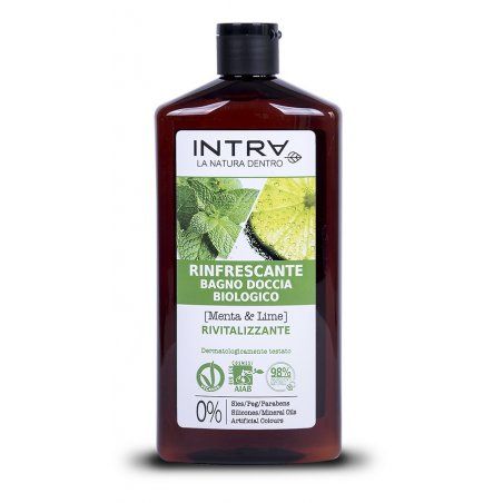 Intra Mint & Lime Organic Refreshing Body Wash 400ml