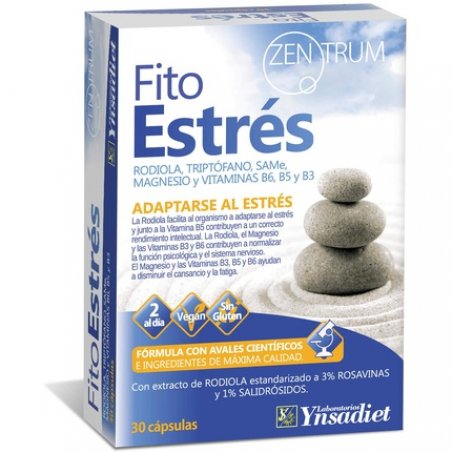 Ynsadiet Fitoestres 30cap Zentrum, 40 G