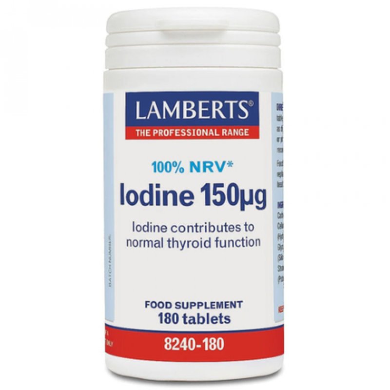 Lamberts Iodine 150ug 180 Tablets