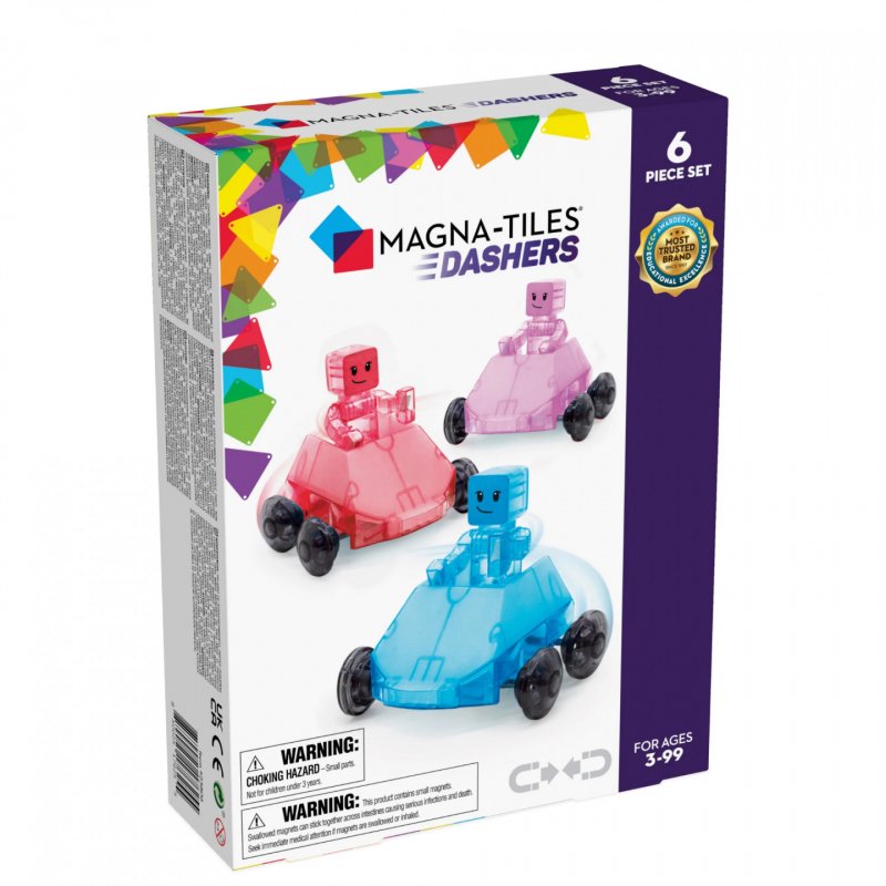 MAGNA-TILES Dashers, 6 pcs set (90234)