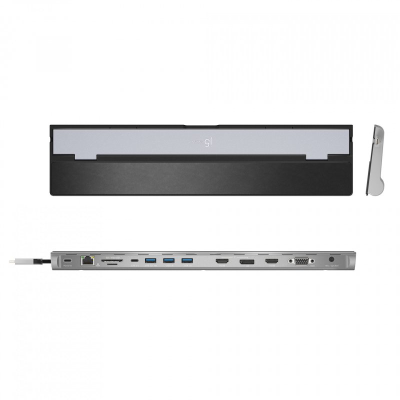 j5create JCD543-N Station d’Accueil USB-C™ à Triple Affichage