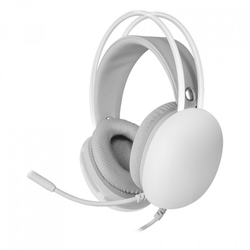 Casque Gamer filaire Mars Gaming MH-Glow RGB (Blanc)