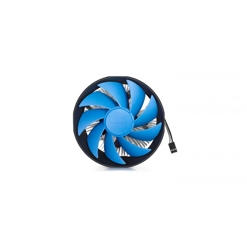 DeepCool Gamma Archer Processor Air cooler 12 cm Aluminium Black Blue 1 pc(s)