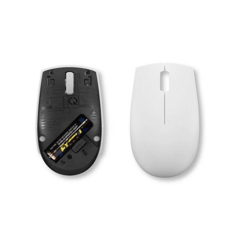 Lenovo 300 WIRELESS MOUSE?GREY souris Ambidextre RF sans fil Optique 1000 DPI