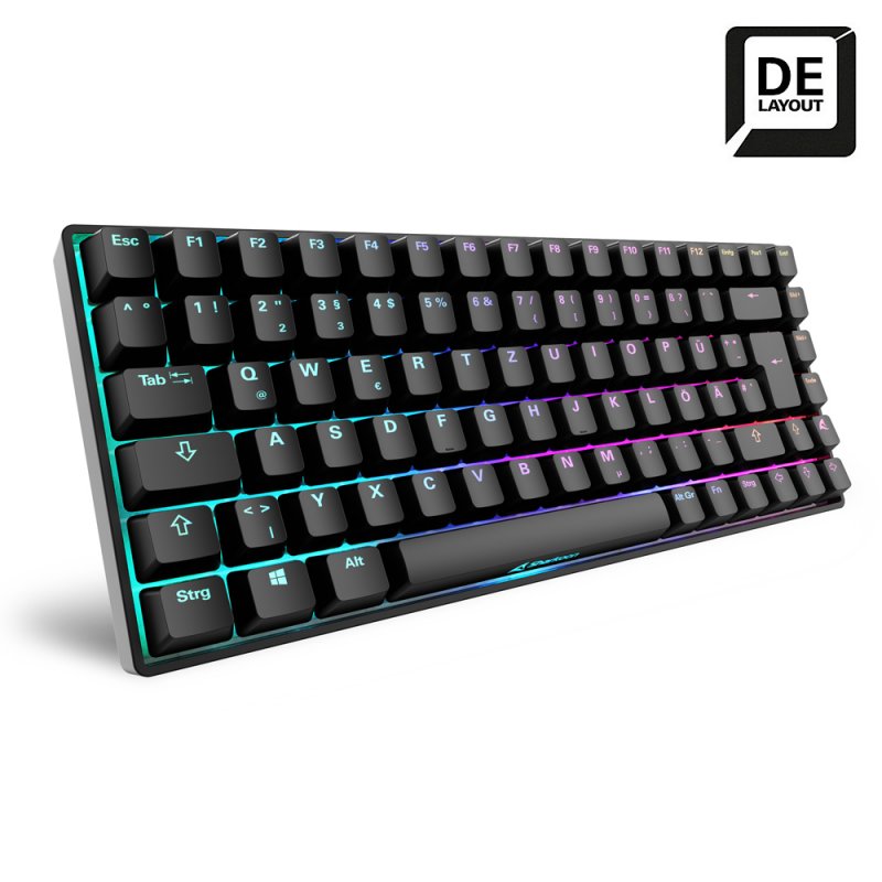 Sharkoon SGK50 S3 bk Gateron Red DE