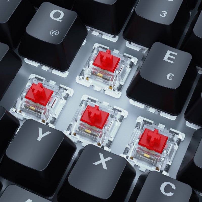 Sharkoon SGK50 S3 bk Gateron Red DE