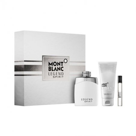 Set Mont Blanc Legend Spirit, Barbati, Eau De Toilette 100ml Eau De Toilette 7.5ml Gel De Dus 100ml