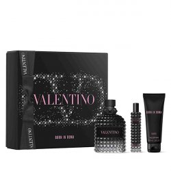 Set Valentino Uomo Born In Roma, Barbati, Eau De Toilette 100ml Eau De Toilette 15ml Gel De Dus 75ml