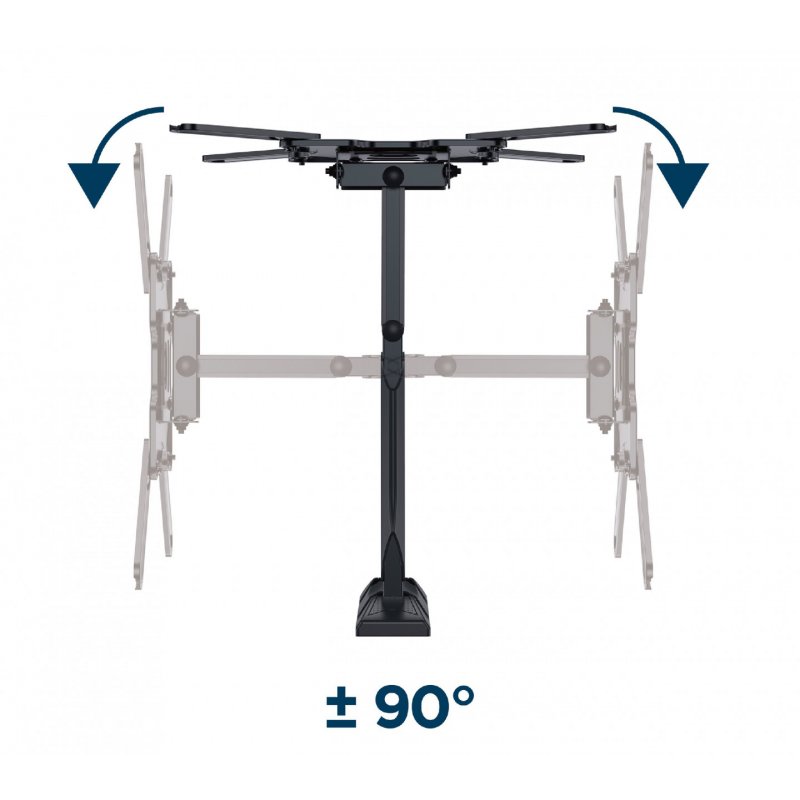 Gembird WM-55ST-01 TV mount 139.7 cm (55") Steel