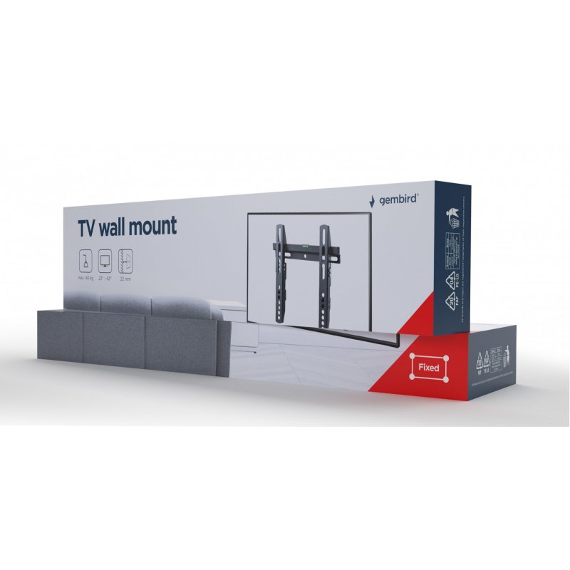 SOPORTE DE PARED GEMBIRD PARA TV (FIJO) 23-42
