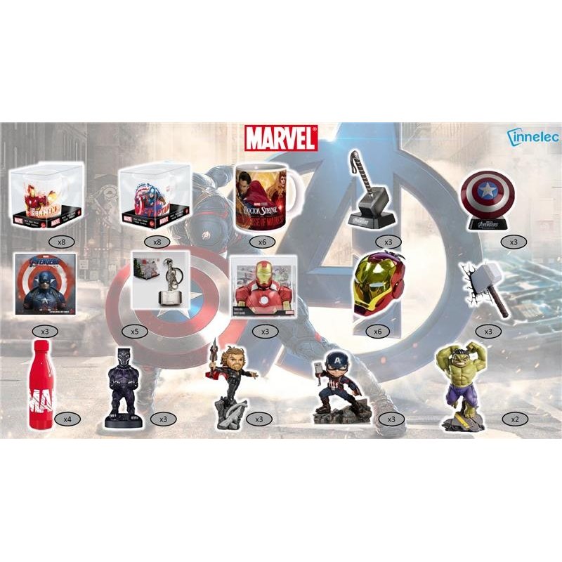 ASSORTIMENT MARVEL 63PCS 2023