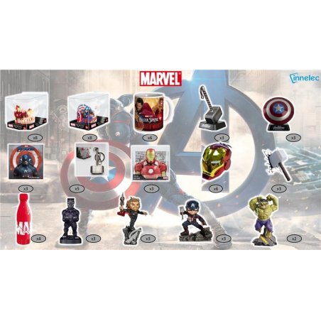 ASSORTIMENT MARVEL 63PCS 2023