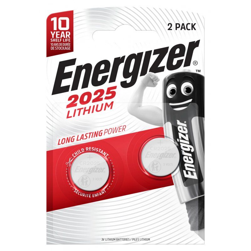 Energizer 638708 pile domestique Batterie à usage unique CR2025 Lithium