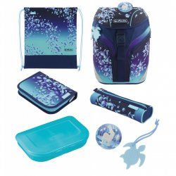Herlitz SoftLight Plus Greenline Blue Ice Ensemble de cartables Fille Polyester Bleu, Marine