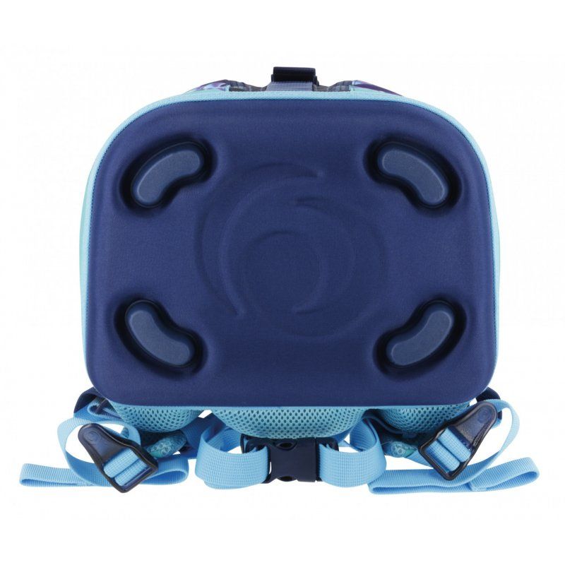 Herlitz SoftLight Plus Greenline Blue Ice school bag set Girl Polyester Blue, Navy