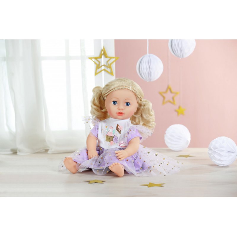Baby Annabell® Kleid Tutu lila 43cm