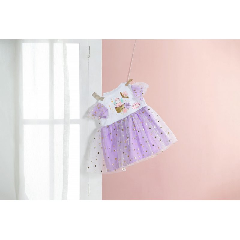 Baby Annabell® Kleid Tutu lila 43cm