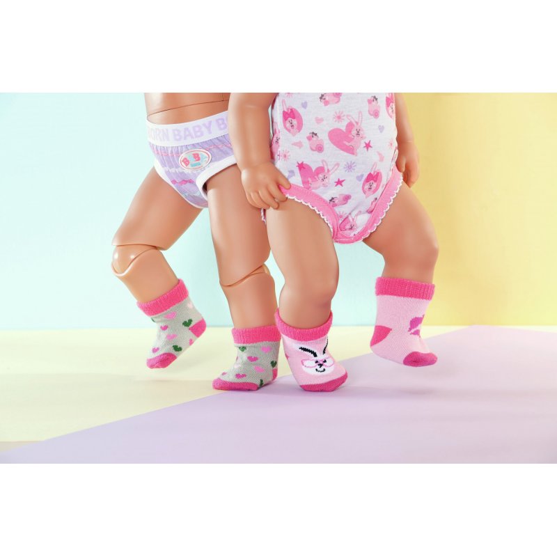 BABY born Socks 2x 2 ass. 43cm