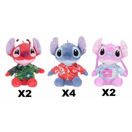 STITCH HAWAI ASST PELUCHE 28CM