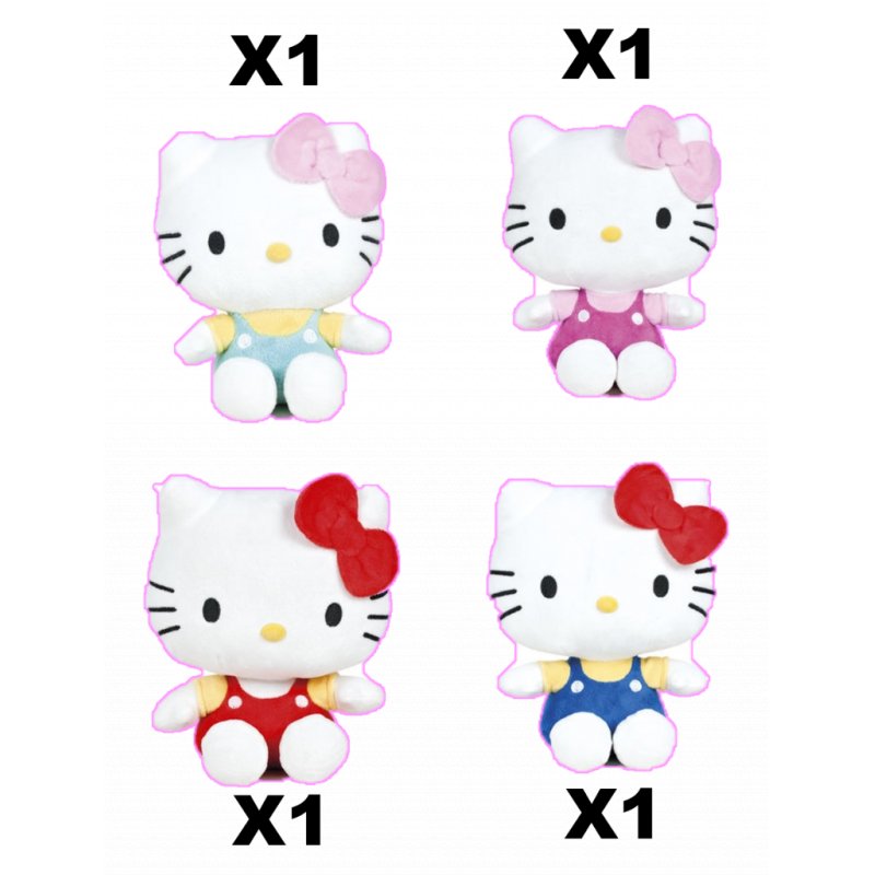 HELLO KITTY ASST PELUCHE 22CM