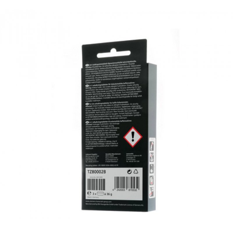 Siemens TZ80002 coffee maker part/accessory