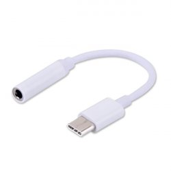 Savio AK-35 câble de téléphone portable Blanc 0,12 m USB C 3,5mm