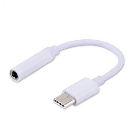 Savio AK-35 câble de téléphone portable Blanc 0,12 m USB C 3,5mm