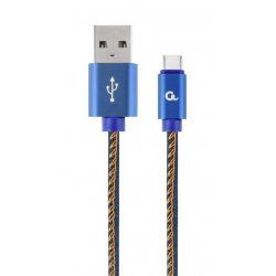 Cablexpert CC-USB2J-AMCM-1M-BL câble USB USB 2.0 USB A USB C Bleu