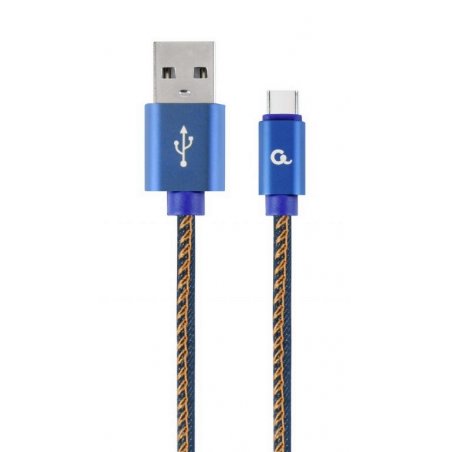Cablexpert CC-USB2J-AMCM-1M-BL câble USB USB 2.0 USB A USB C Bleu