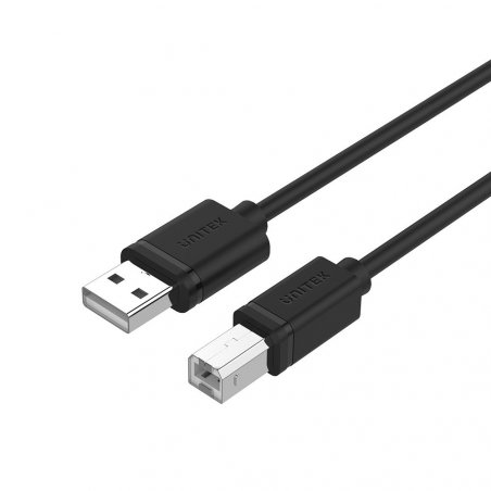 UNITEK Y-C421GBK câble USB 5 m USB 2.0 USB A USB B Noir