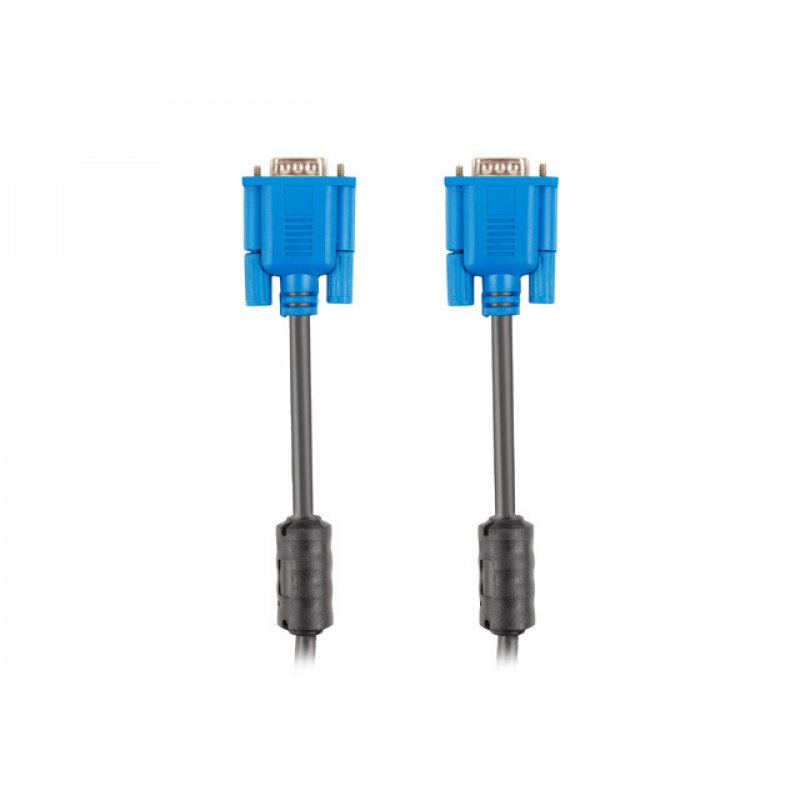 Lanberg CA-VGAC-10CU-0050-BK VGA cable 5 m VGA 15pin Black