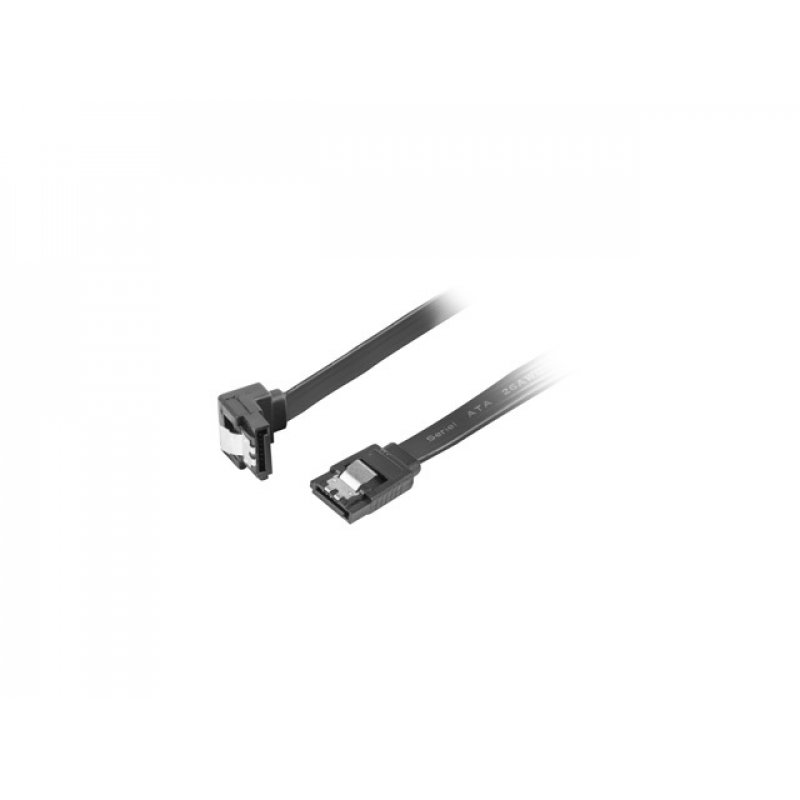 Lanberg CA-SASA-13CU-0050-BK SATA cable 0.5 m SATA 7-pin Black
