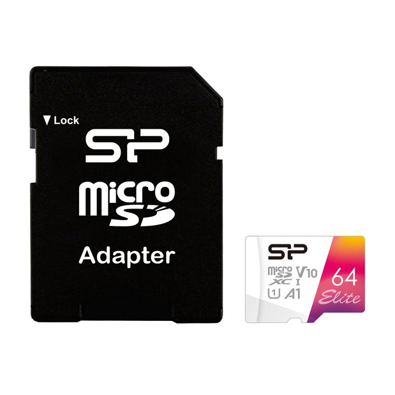 SILICON POWER Elite Micro SDXC 64Go