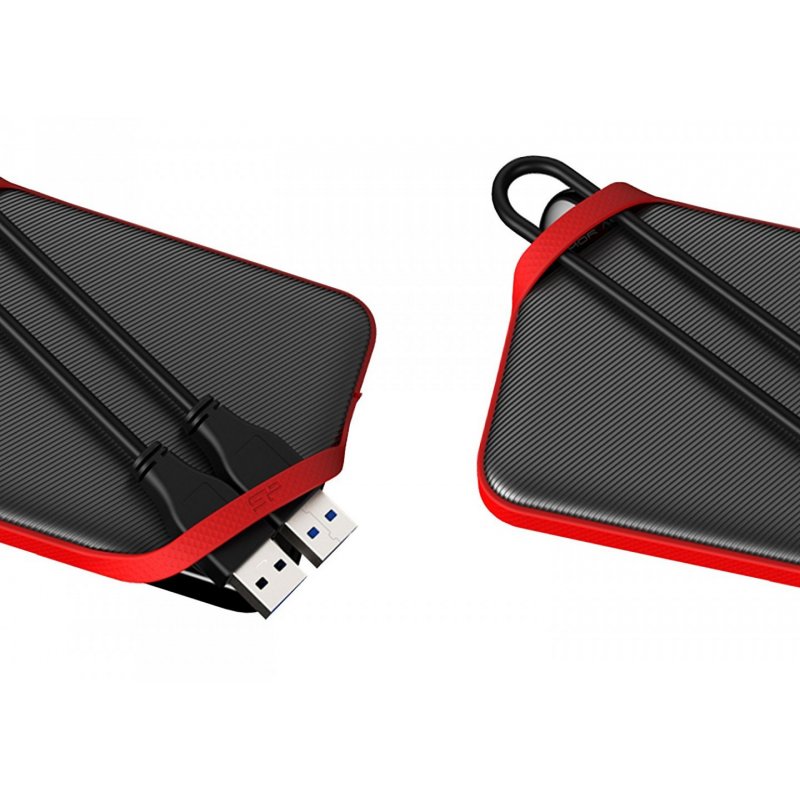 Silicon Power Armor A62 disque dur externe 4 To Noir, Rouge