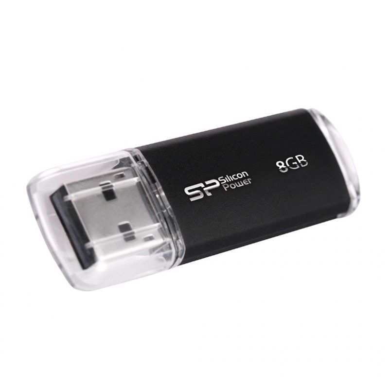 Silicon Power Ultima-II lecteur USB flash 8 Go USB Type-A 2.0 Noir