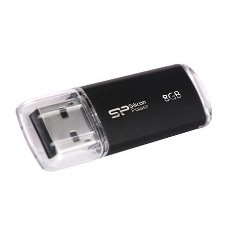 Silicon Power Ultima-II lecteur USB flash 8 Go USB Type-A 2.0 Noir