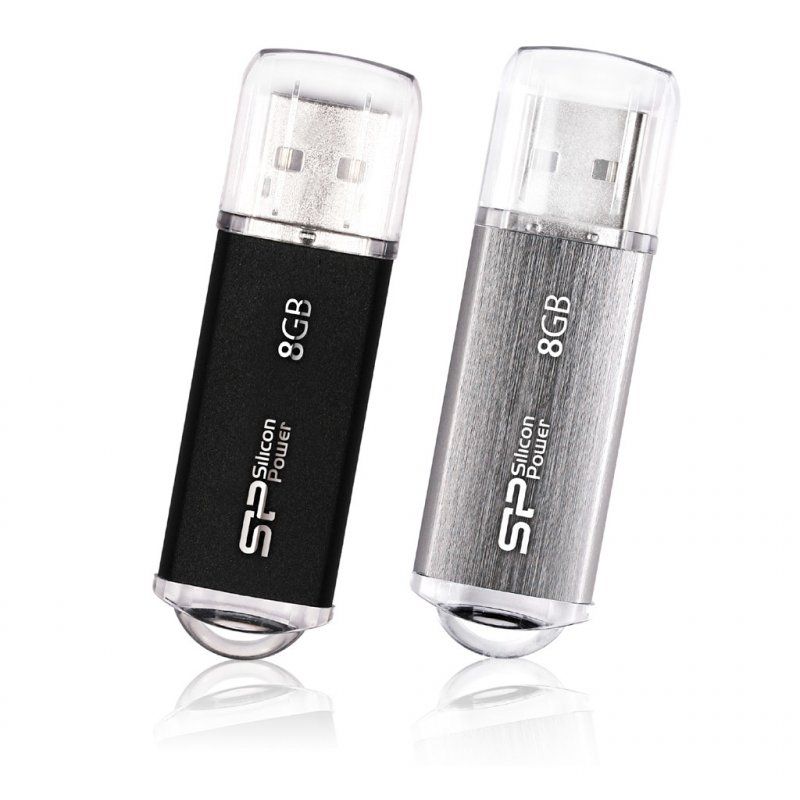 Silicon Power Ultima-II lecteur USB flash 8 Go USB Type-A 2.0 Noir
