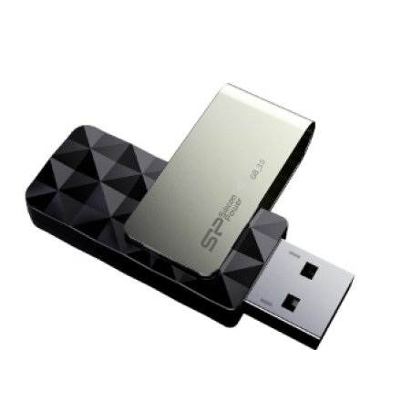 Silicon Power Blaze B30 lecteur USB flash 256 Go USB Type-A 3.2 Gen 1 (3.1 Gen 1) Noir, Argent