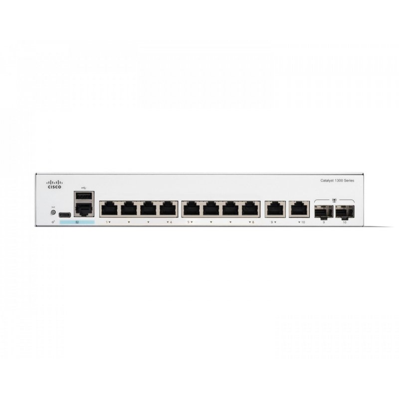 Cisco Catalyst 1300 Géré L2 Gigabit Ethernet (10/100/1000) Connexion Ethernet, supportant l'alimentation via ce port