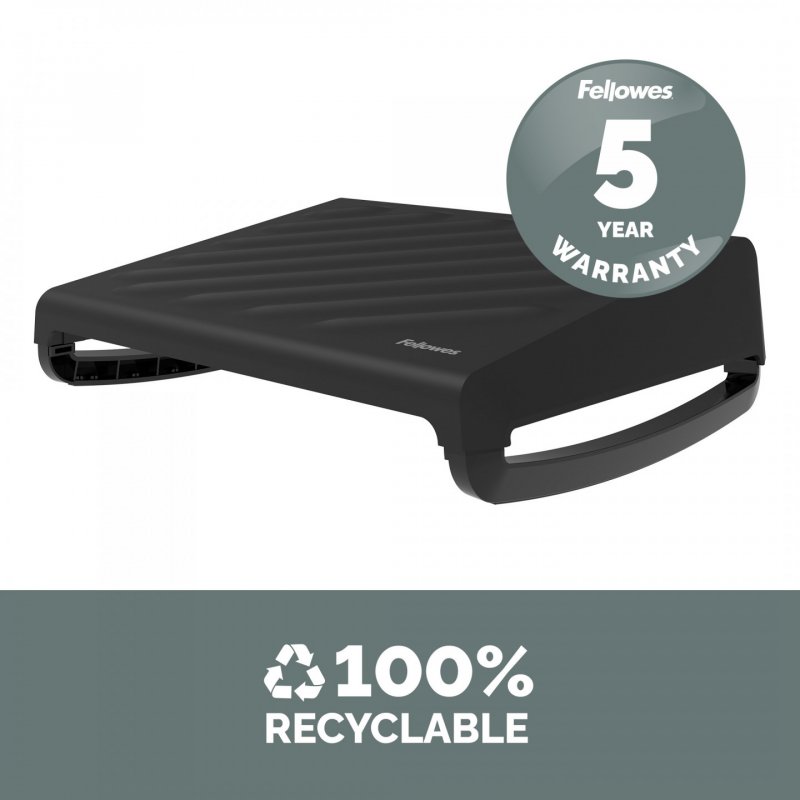 FELLOWES Breyta Foot Rest Black