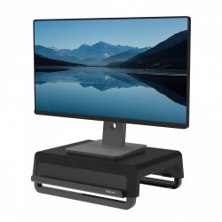 Fellowes Computer Monitor Stand with 3 Height Adjustments - Breyta Monitor Riser with Cable Management - Ergonomic