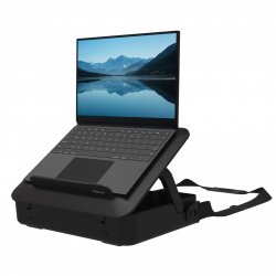 Fellowes Laptop Carry Case with Built-in Laptop Stand - Breyta Lockable Laptop Carry Case for Hybrid Working & Laptops