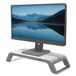 Fellowes Computer Monitor Stand with 3 Height Adjustments - Hana LT Monitor Riser - Ergonomic Adjustable Monitor Stand