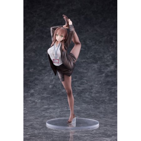 Original Character statuette PVC 1/4 OL-chan Who Doesn't Want to Go to Work White Ver. Deluxe Edition 26 cm