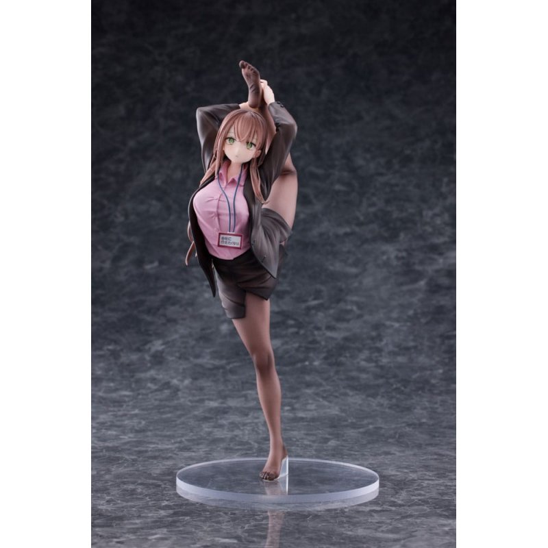 Original Character statuette PVC 1/4 OL-chan Who Doesn't Want to Go to Work Pink Ver. 26 cm