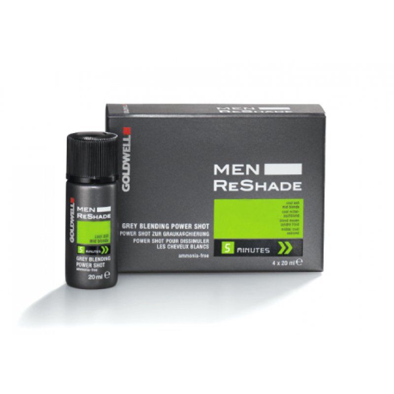 Goldwell Men ReShade Grey Blending Power Shot 4CA 4 x 20 ml