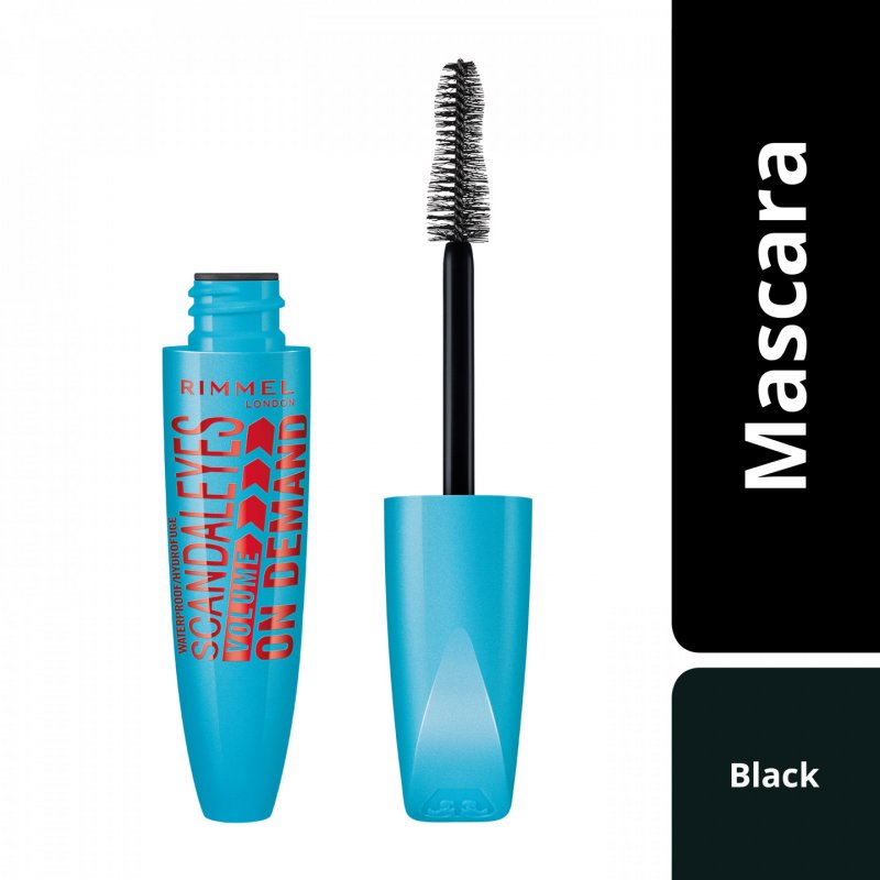 Rimmel Scandaleyes Volume On Demand Waterproof Black 12ml