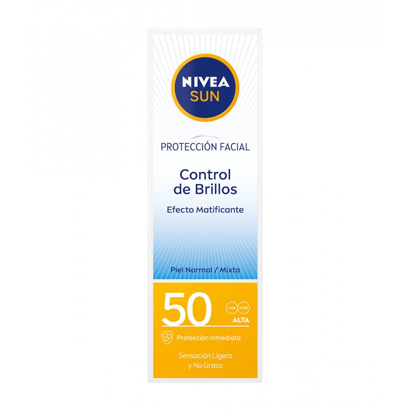 NIVEA UV Face Shine Control Spf 50 Crème d’écran solaire Visage Adultes