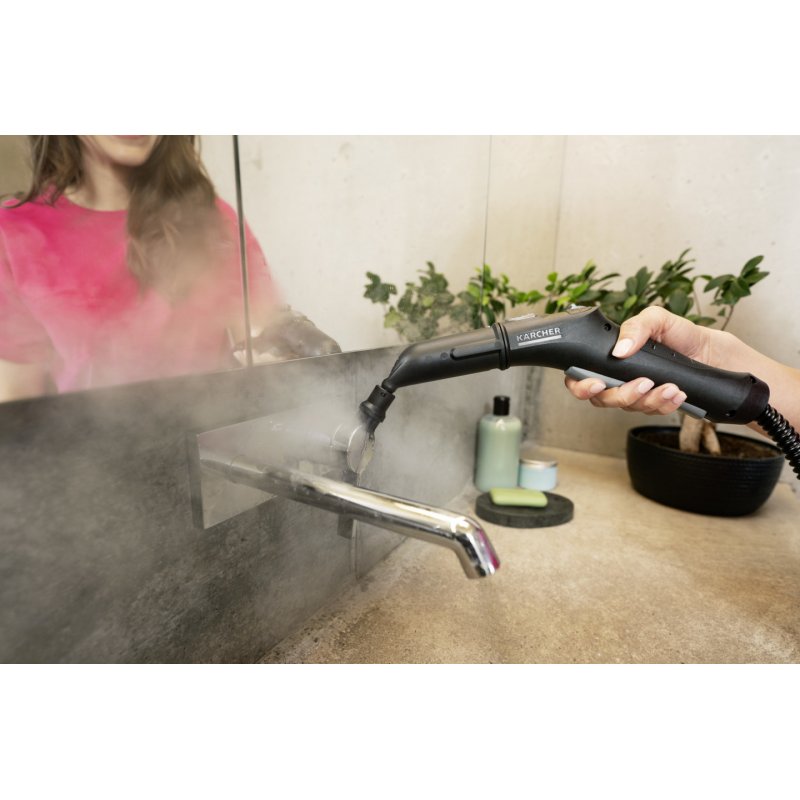 Dampfreiniger SC 2 EasyFix (weiß/schwarz, 1.500 Watt, mit Bodenreinigungsset EasyFix)