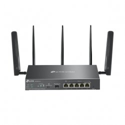 TP-LINK (ER706W-4G) Omada 4G Cat6 Dual Band AX3000 VPN Router, 6x GB Ports, Omada Mesh, High-Security VPN